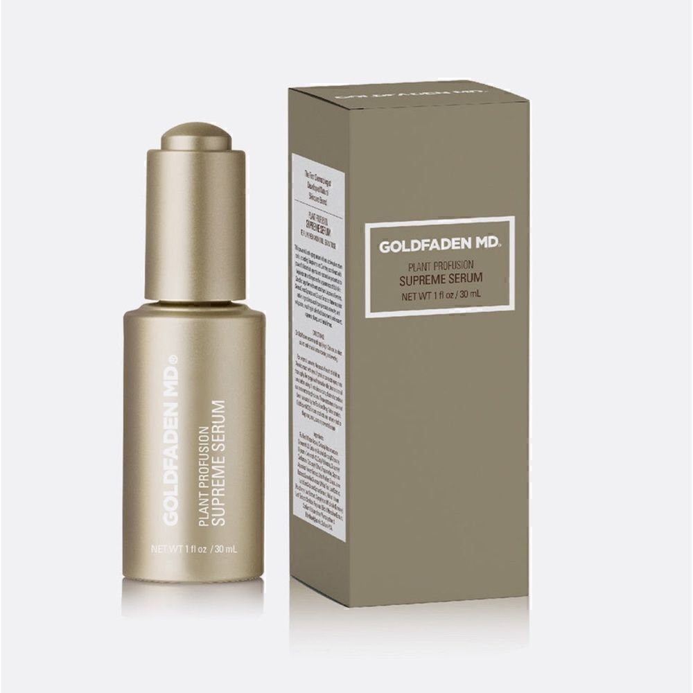 NIB GOLDFADEN MD Plant Profusion Supreme Serum, NET WT 1 ﬂ oz / 30 mL, Full Size